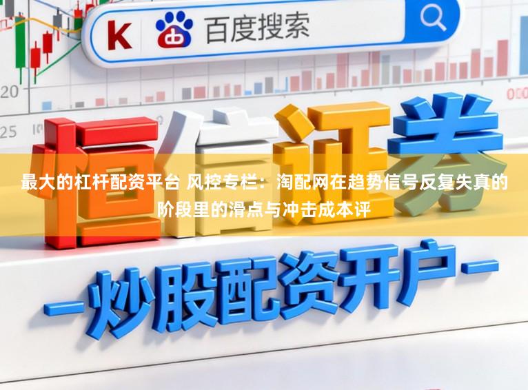 最大的杠杆配资平台 风控专栏：淘配网在趋势信号反复失真的阶段里的滑点与冲击成本评